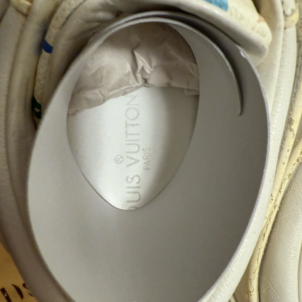 Louis Vuitton Murakami Multi-Color Monogram Leather Shoes - size 5.5W (4M) - Picture 7 of 8